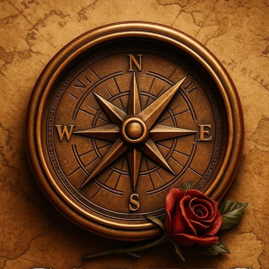 Cartes Internacional official logo with compass rose and red rose, representing international business consulting and global trade services.